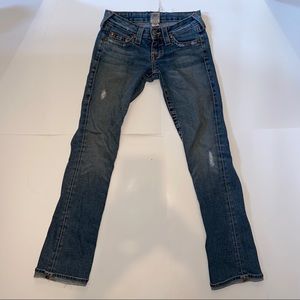 TRUE RELIGION LOW RISE JEANS
